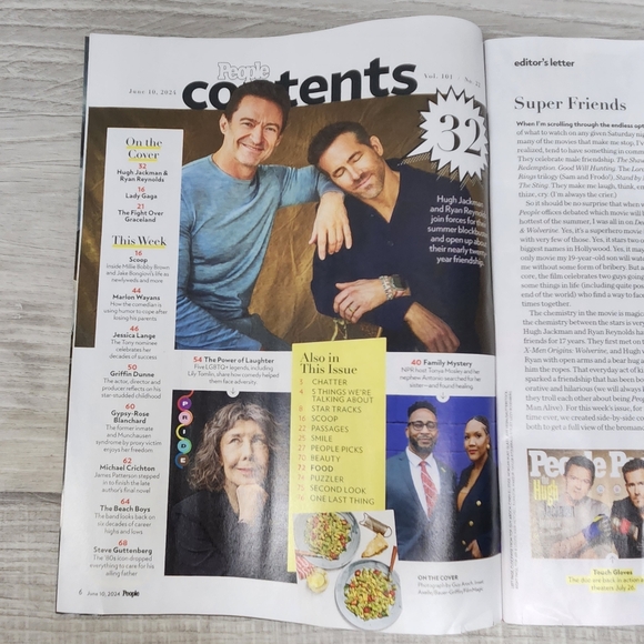 🍭7/$15 People Magazine June 2024 Ryan Reynolds - Picture 2 of 4